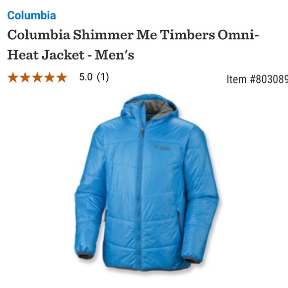 Columbia Other - Columbia Titanium Omni heat hooded puffy jacket M